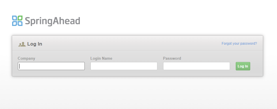 SpringAhead Login