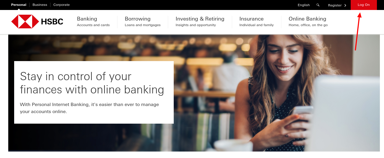 hsbc card login