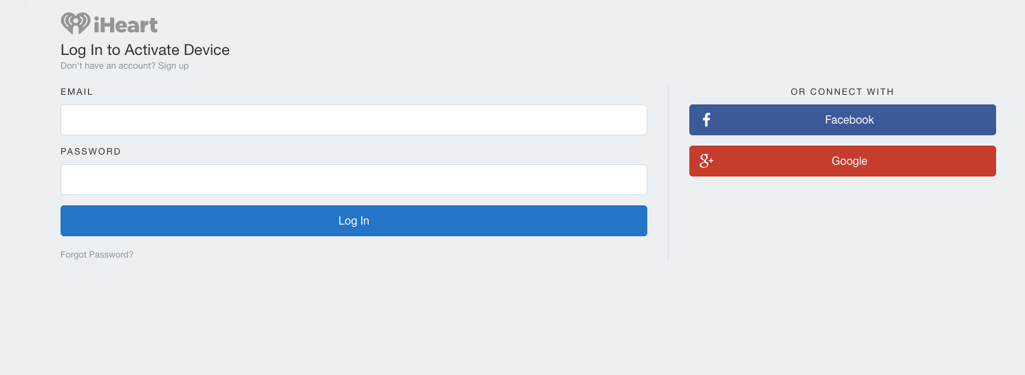 iheartradio login