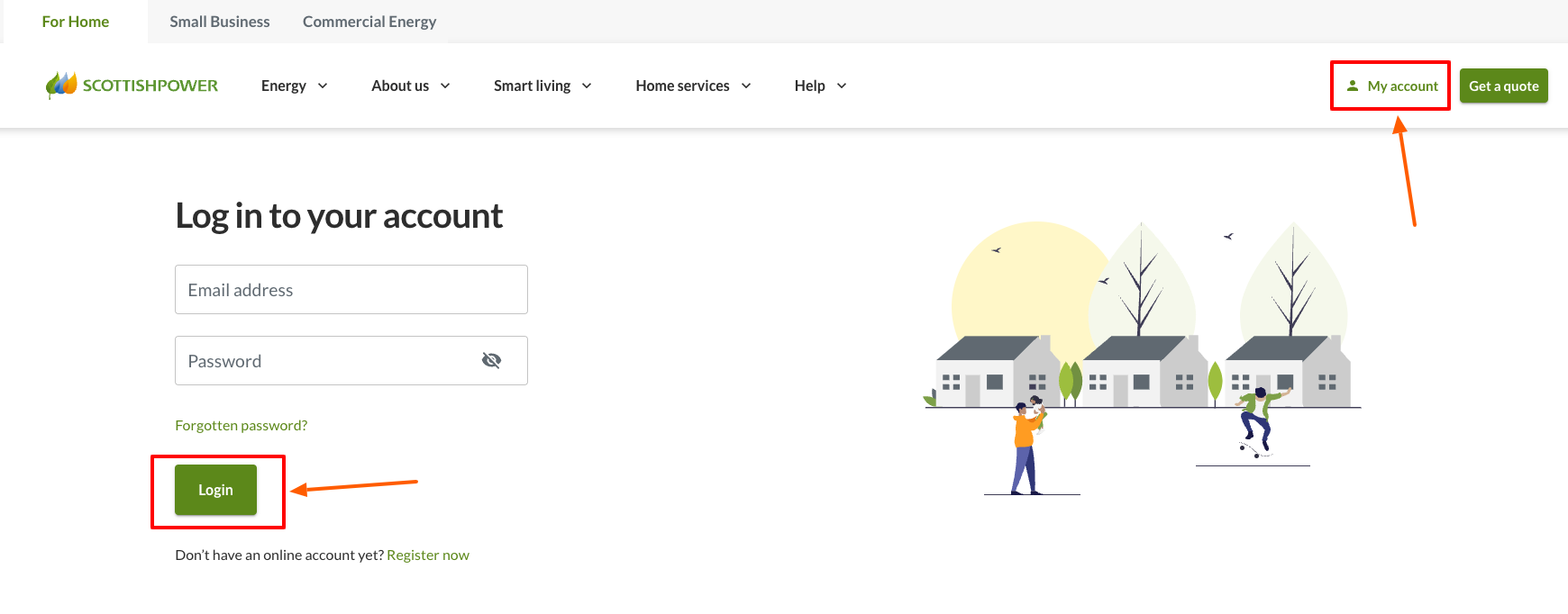 scottish power login