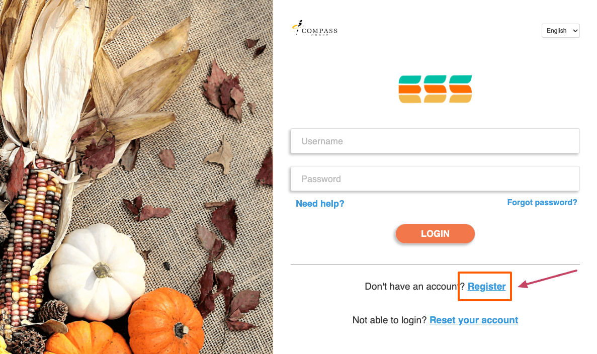 compass associate register page