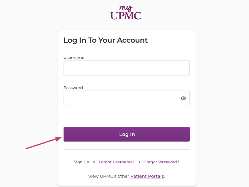 myupmc login